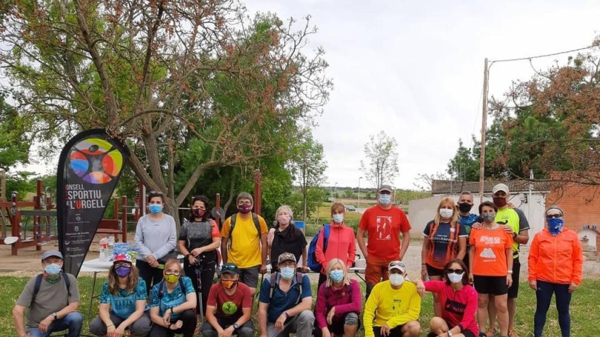 Èxit del segon taller de marxa nòrdica a Puigverd d'Agramunt