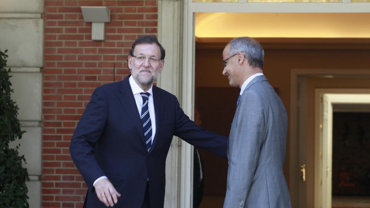 Rajoy, el 2014, rebia a Moncloa el llavors cap del govern andorrà, Antoni Martí.