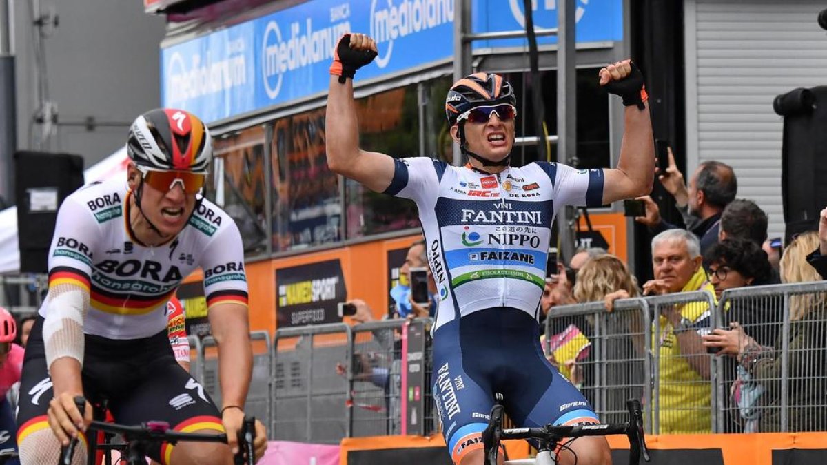Victoria italiana en la etapa del Giro