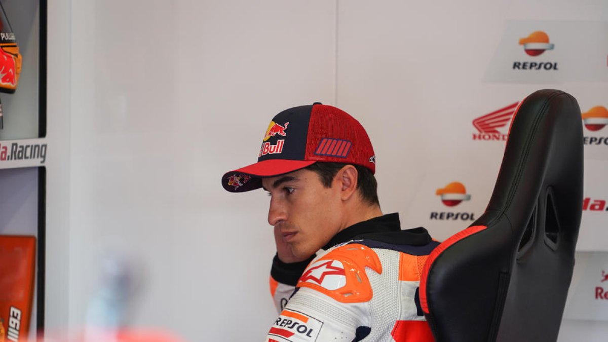 Marc Márquez espera progresar en el circuito de Le Mans.