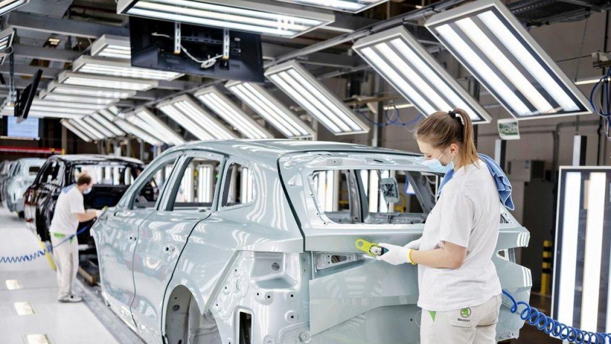 El model 100.000 de la gamma iV de Skoda surt de la línia de fàbrica