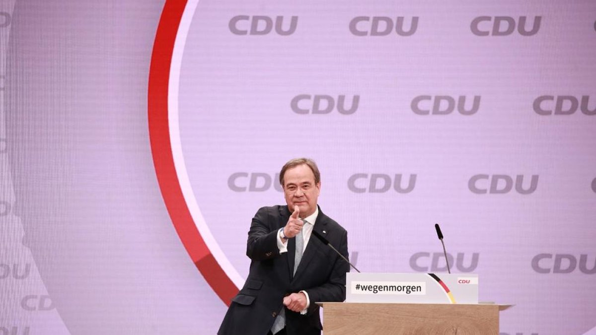 El sucesor de Angela Merkel en la CDU, Armin Laschet.