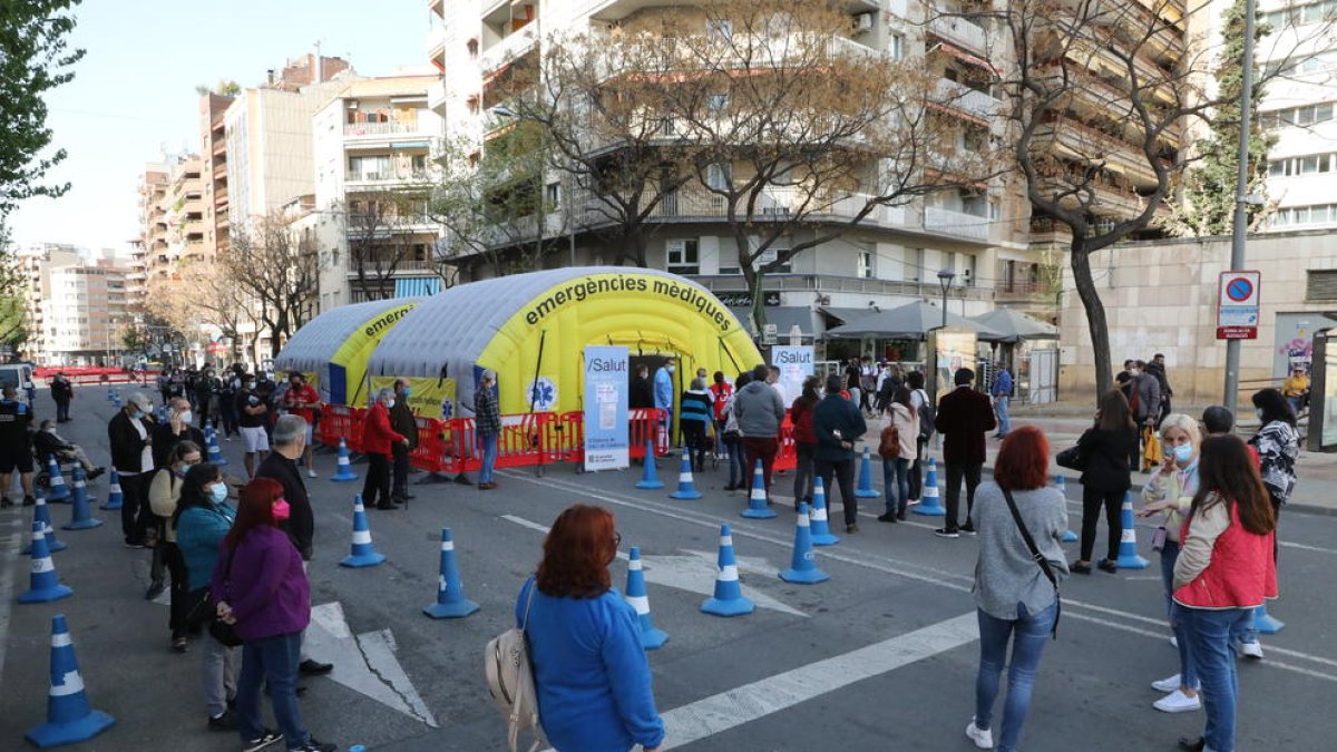 Durante la Semana Santa, Salud hizo un cribaje en la ciudad de Lleida ante el aumento de casos.