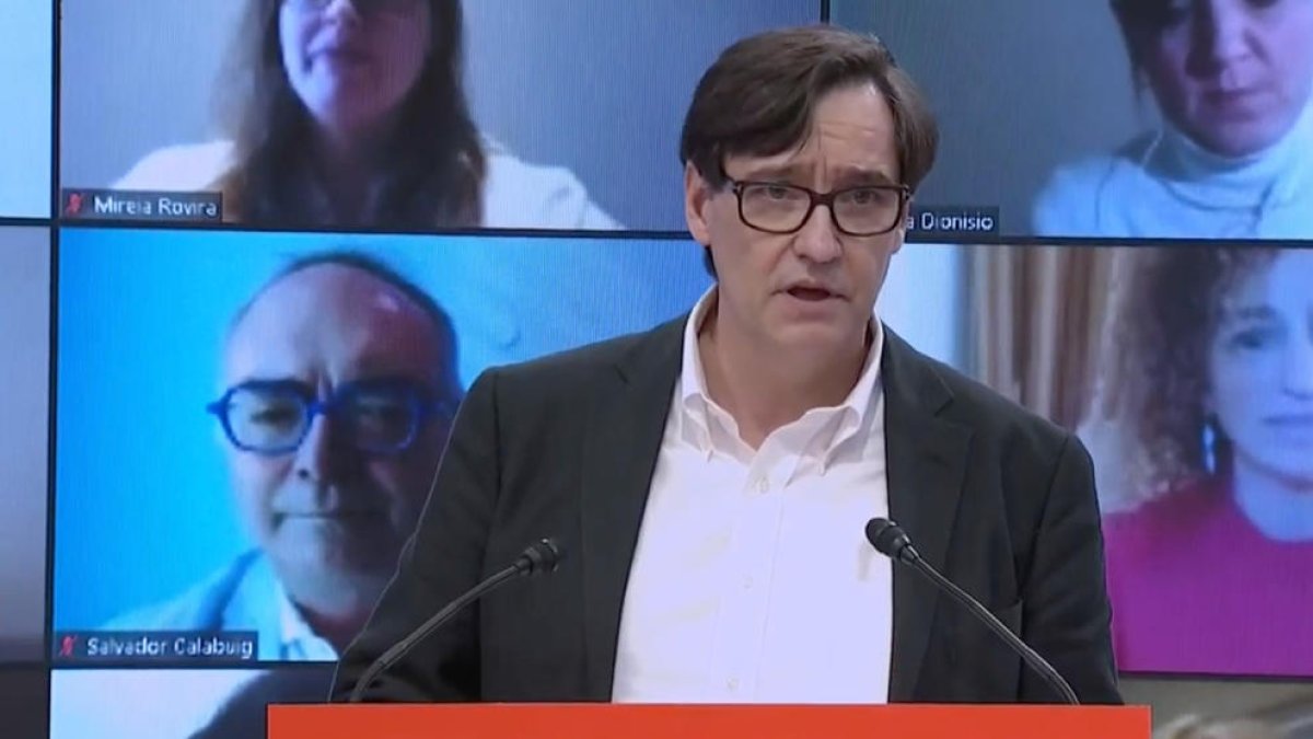 El ministre de Sanitat i candidat del PSC, Salvador Illa.