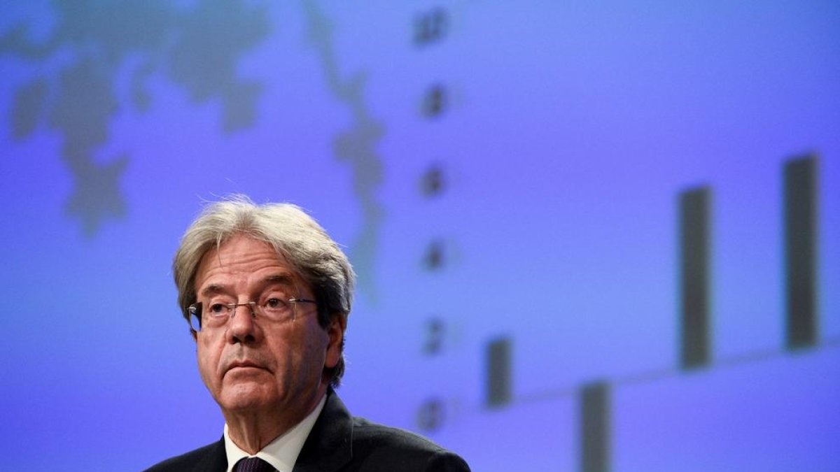 Paolo Gentiloni, eurocomissari d’Economia, ahir.