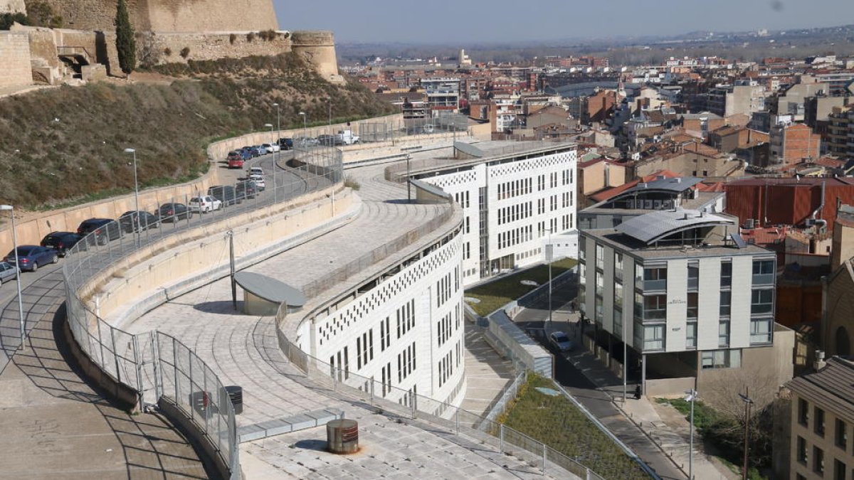 Els jutjats del Canyeret, que acullen la junta electoral de Lleida.