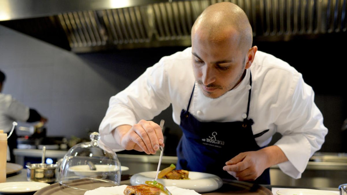 Joel Castanyé, responsable del restaurant La Boscana de Bellvís.