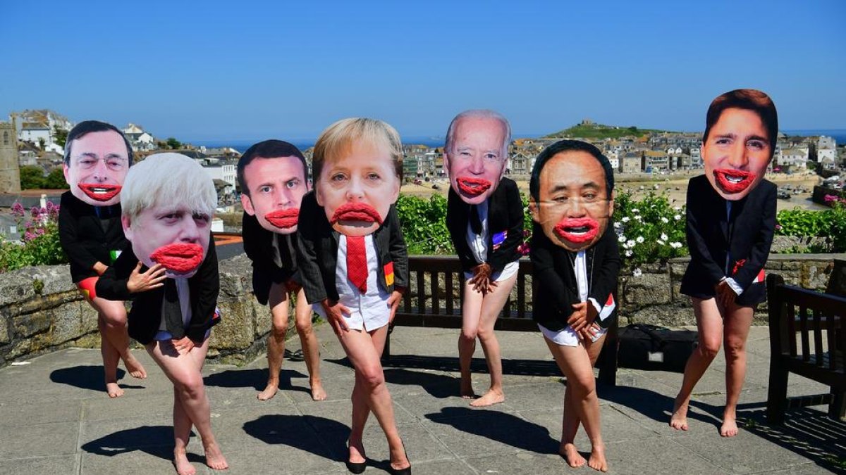 La cimera del G7 s’ha vist envoltada de protestes de col·lectius alternatius i antiglobalització.