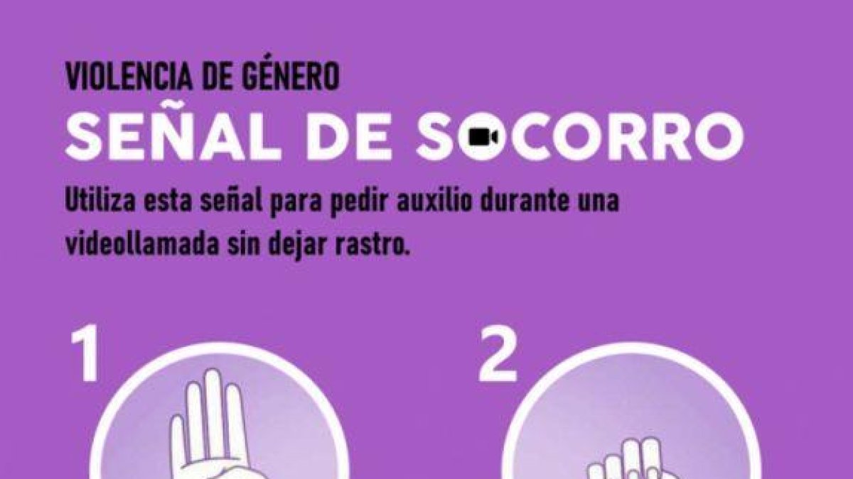 El gest en qüestió per demanar auxili de forma subtil consisteix a mantenir el palmell en alt davant de l'altra persona, ficar el polze al palmell i tancar els dits sobre el polze.