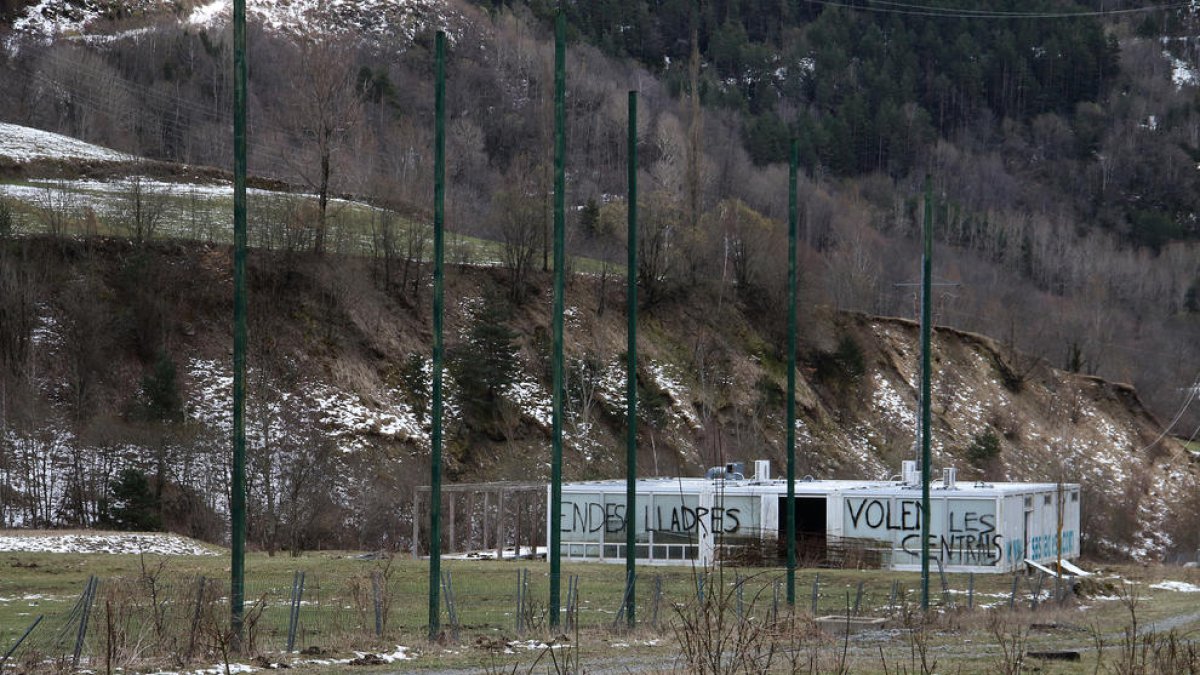 Imatge d’arxiu del camp de golf inacabat d’Espui.