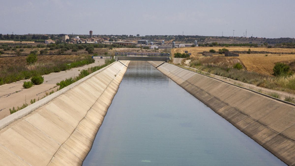 Tramo del Segarra-Garrigues donde rescataron al niño en Tàrrrega.