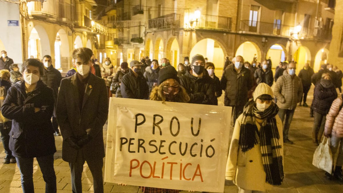 Solé va comparèixer després de la sentència amb la resta del Govern de la Generalitat.