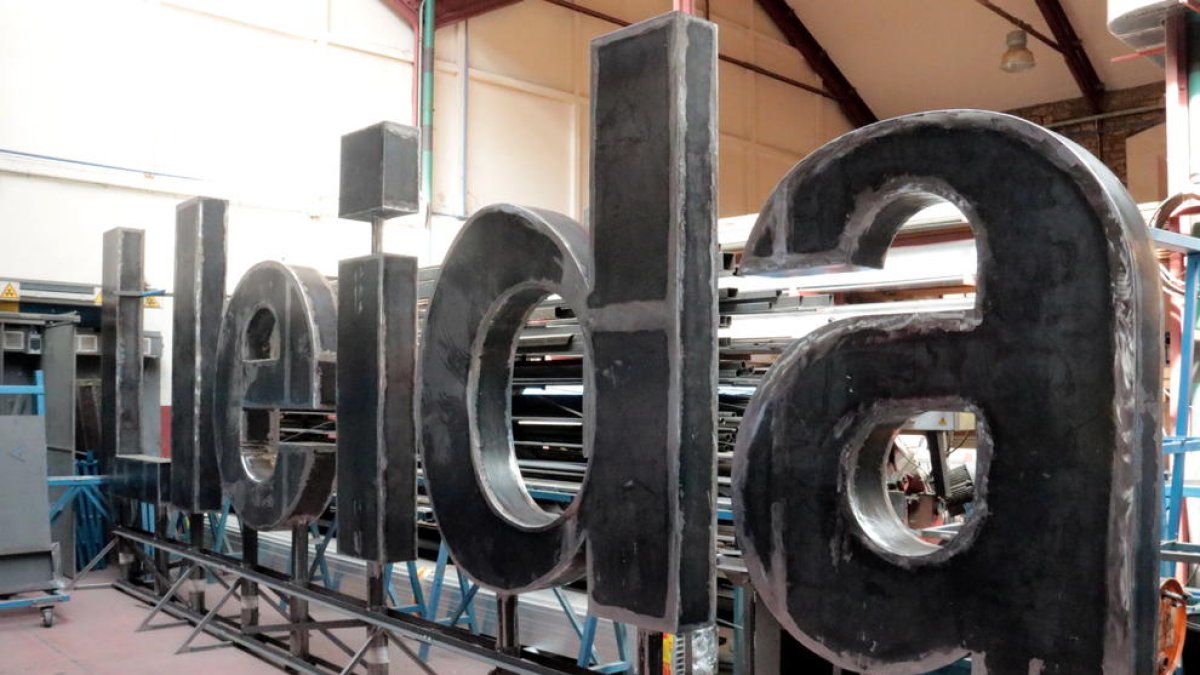 Lleida instal·larà lletres de grans dimensions amb el nom de la ciutat com a reclam turístic