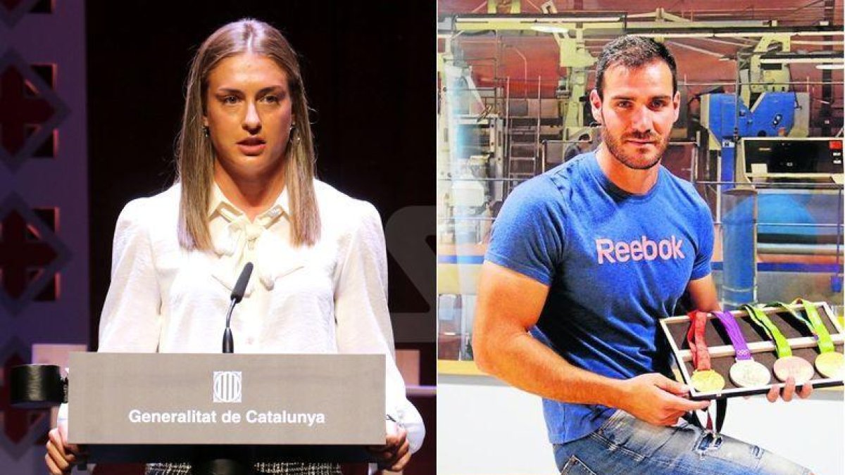 Alexia Putellas i Saúl Craviotto.
