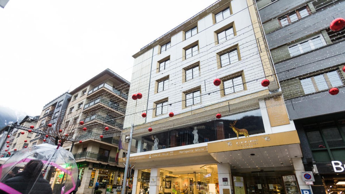 El Hotel Casa Canut de Andorra, que ha sido adquirido por Messi.