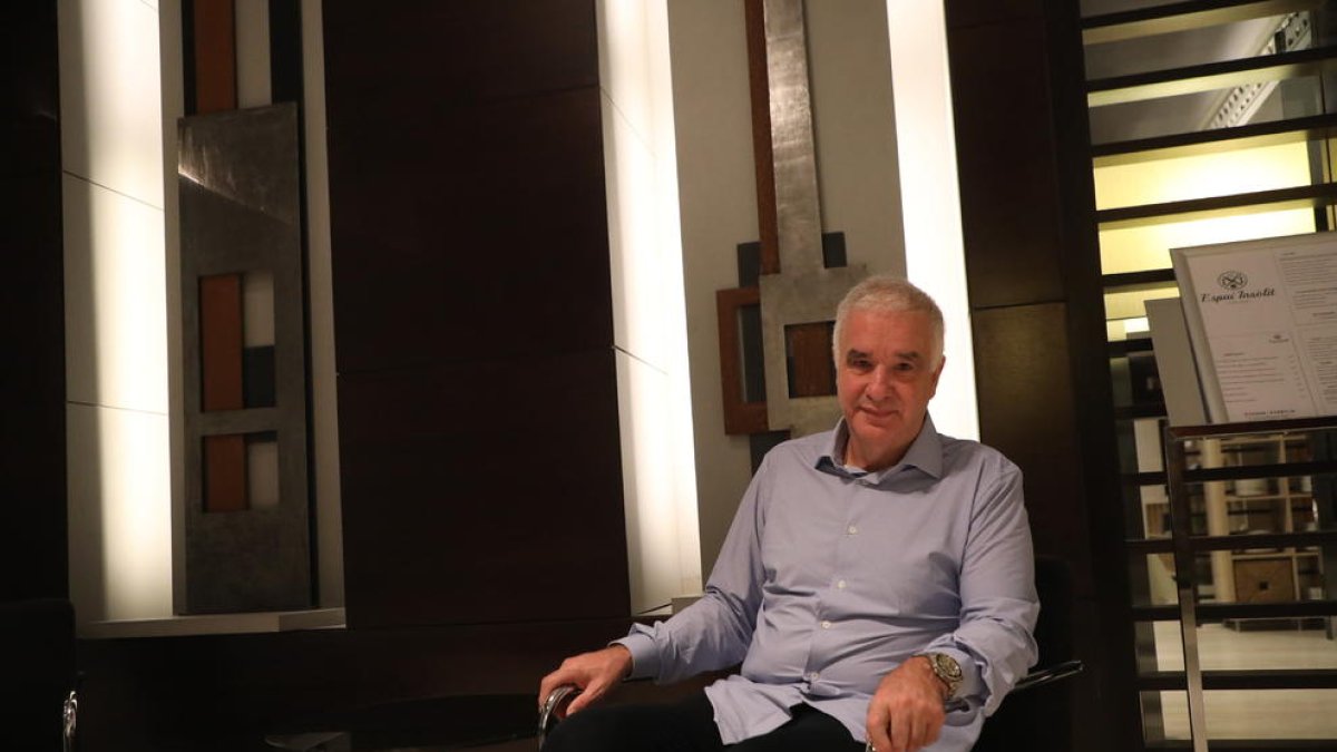 El empresario Luis Pereira, el pasado 2 de noviembre en un hotel de Lleida.