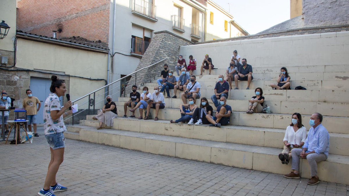 Presentació del programa de FiraTàrrega, ahir.
