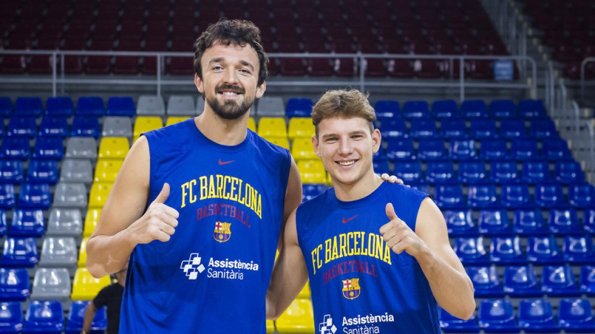 Sertac Sanli i Rokas Jokubaitis, dos dels fitxatges d’aquest any.