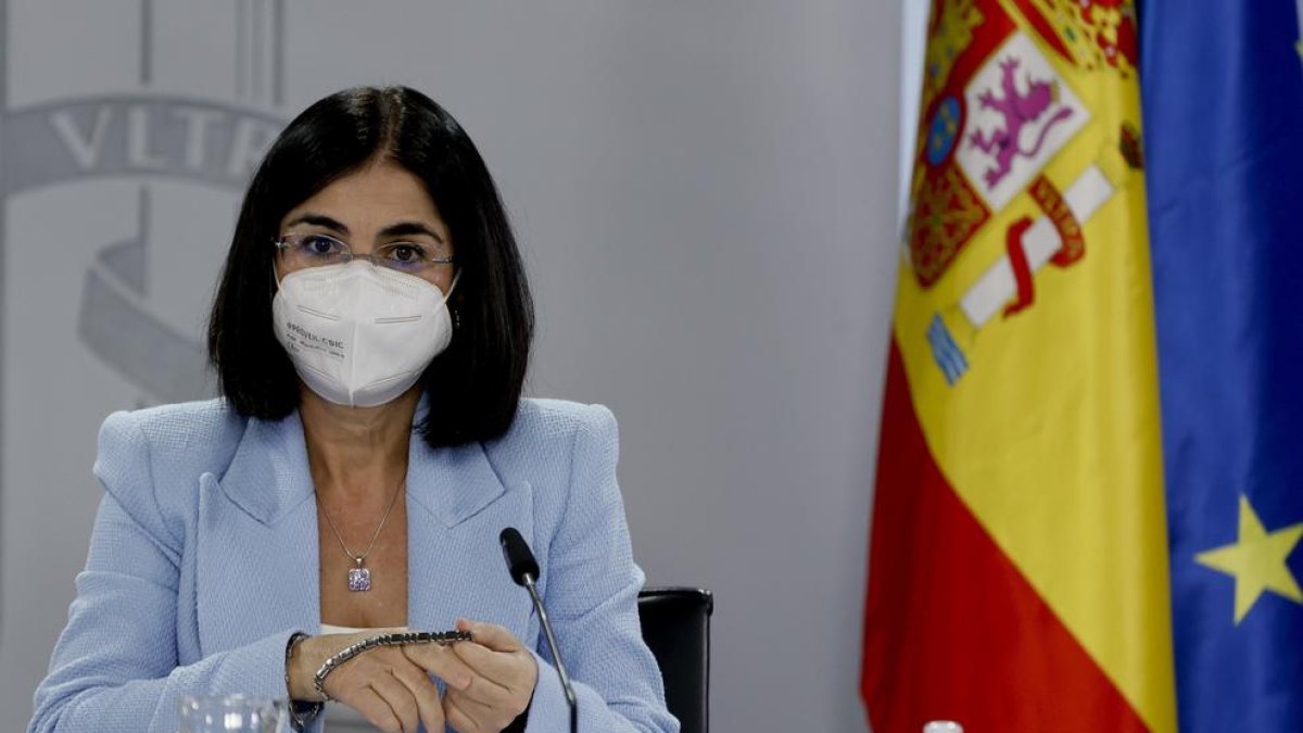 La ministra de Sanitat, Carolina Darias, en una imatge d'arxiu.
