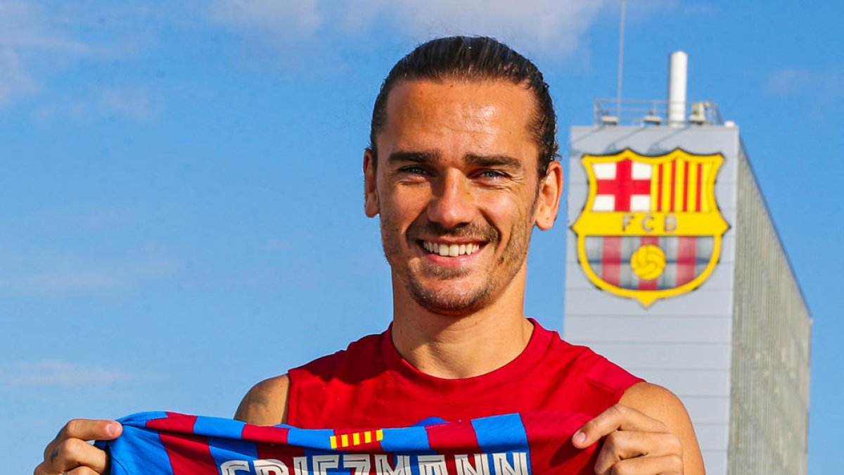 Antoine Griezmann, 100 partits amb el FC Barcelona.