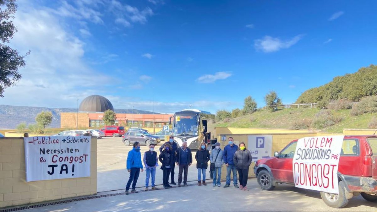 Empresaris d’Àger ja van reclamar fa unes setmanes solucions per reobrir el congost.