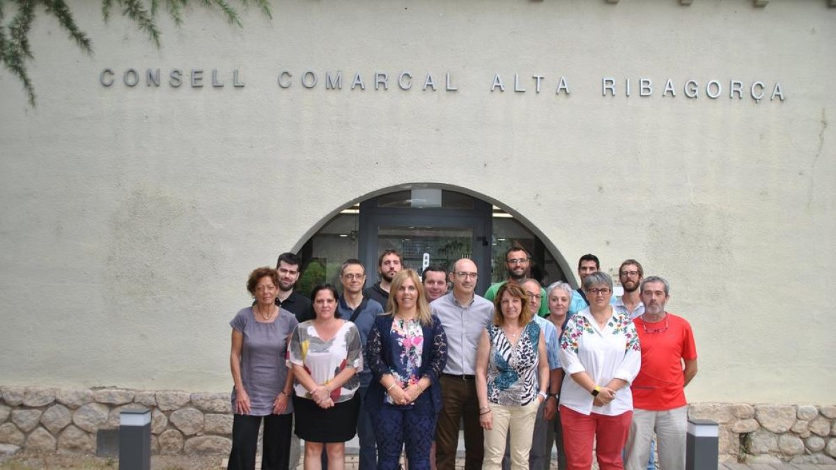 El día de la formación del consell a la que no asistió Farrero.