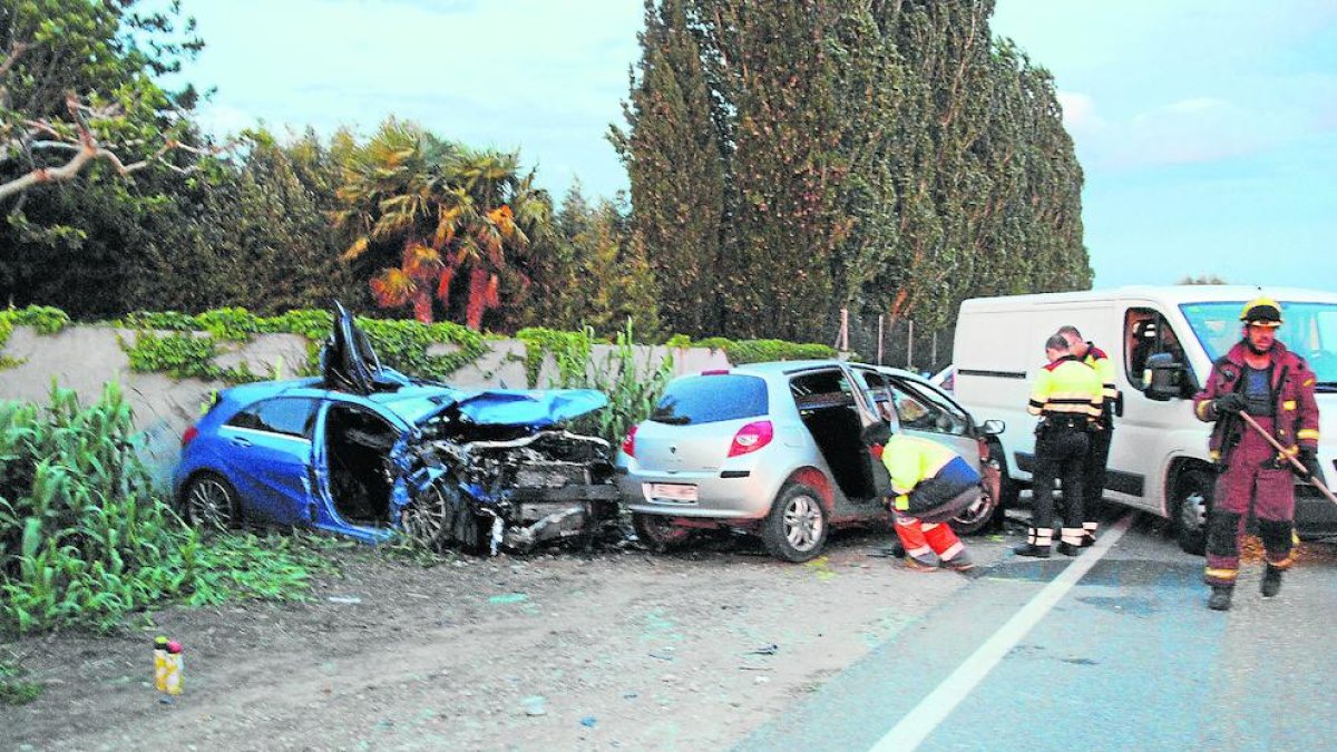 L’accident es va produir al Poal a la carretera del Palau d’Anglesola el maig del 2016.