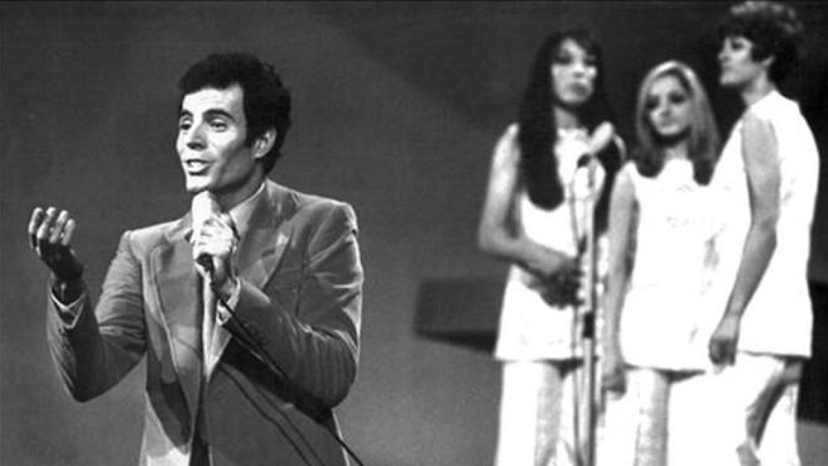 Julio Iglesias, ganador en 1968.