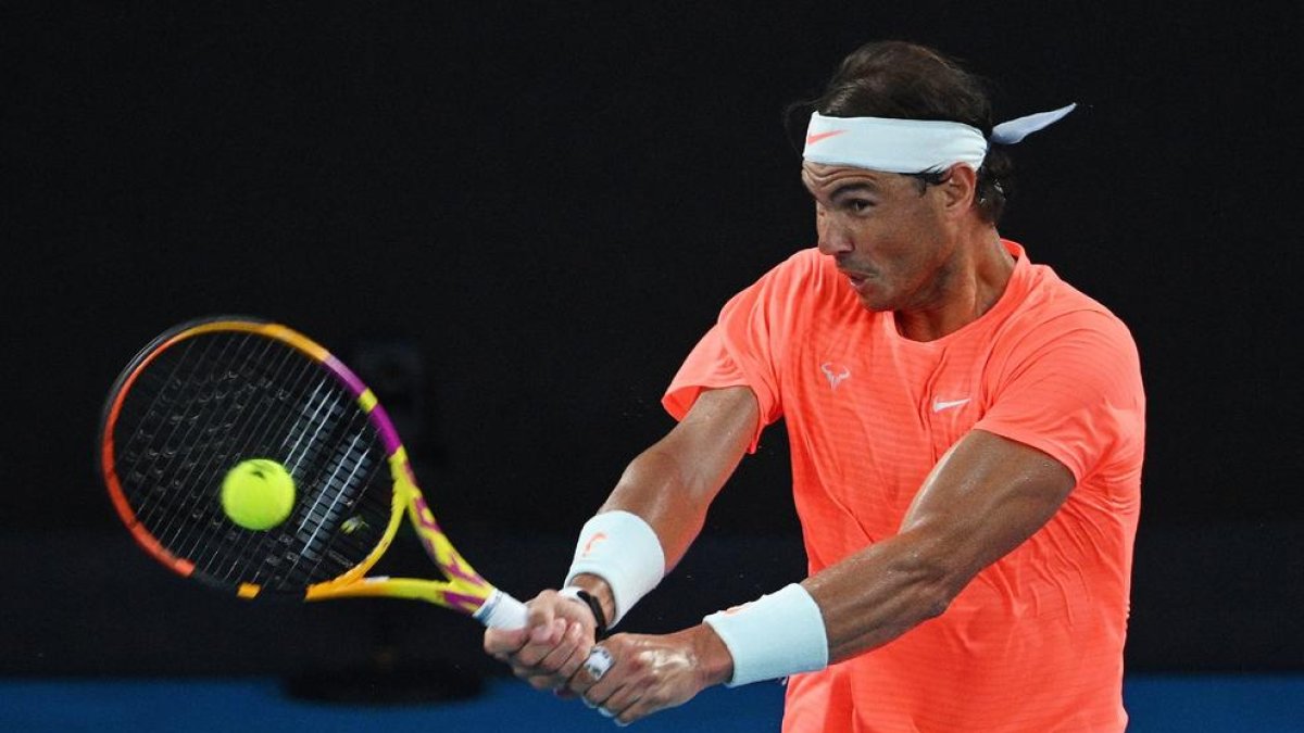 Nadal va guanyar els dos primers sets però no va tancar el partit.