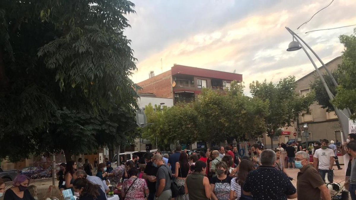 El acto de promoción de la cooperativa “Mengem Garrigues “ en Juneda.