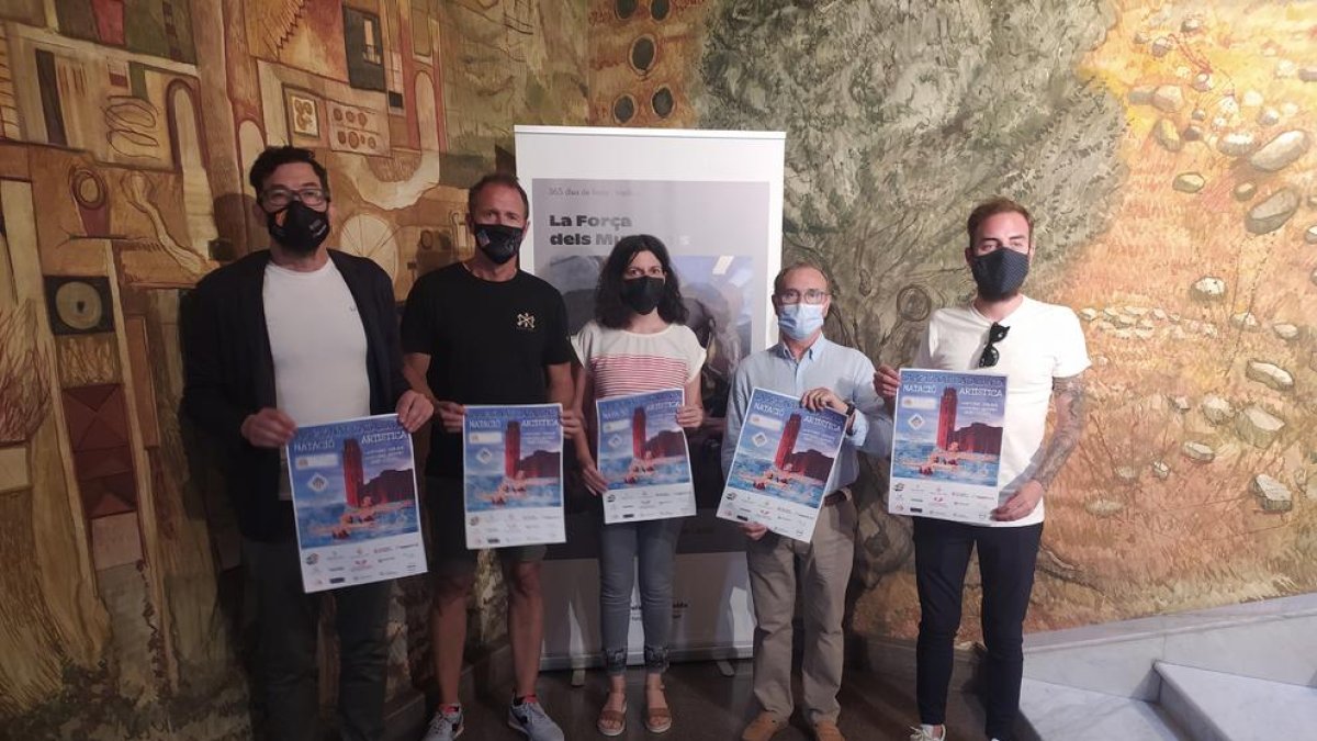 Joan Segura, Talavera, Mercè Carulla, Carles Mas i Ignasi Amor.