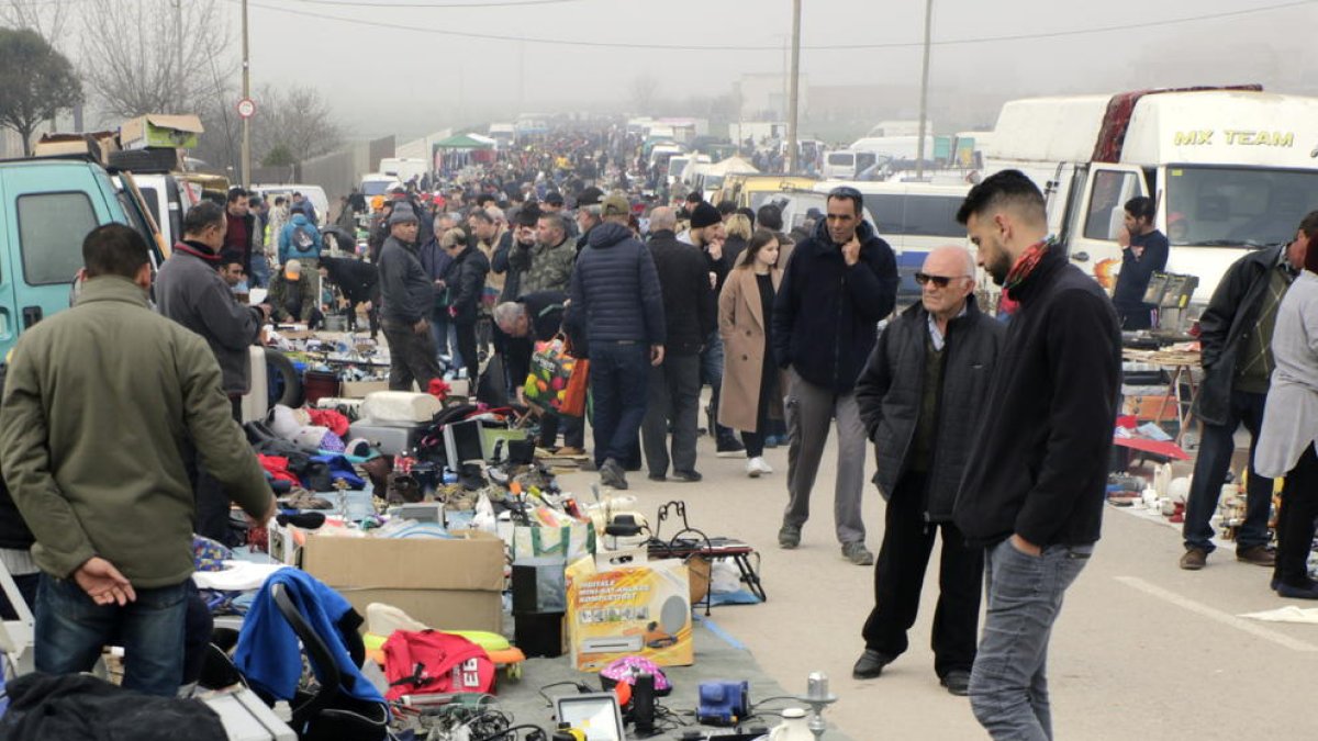 Imatge d’arxiu del mercat de segona mà d’Arbeca.