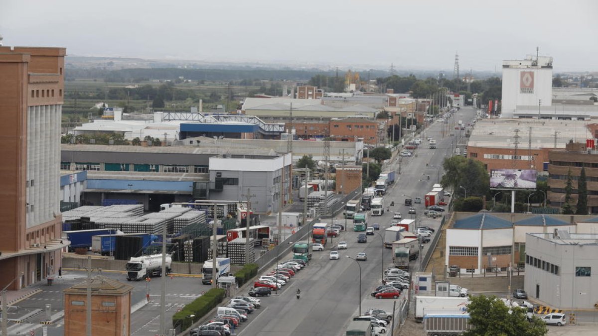 Imatge d’arxiu d’empreses del polígon industrial El Segre, a Lleida.