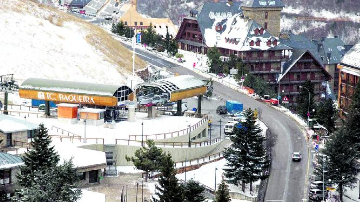 Imagen de archivo del núcleo de Baqueira.