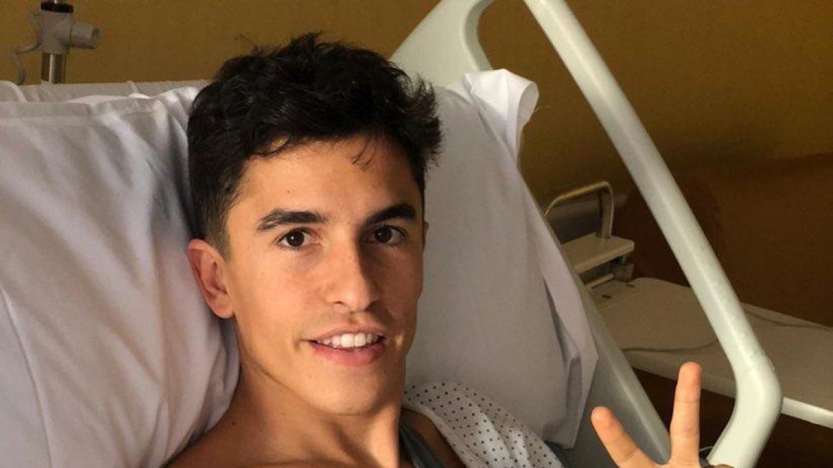 Marc fue intervenido el pasado mes de diciembre por tercera vez de su húmero derecho.