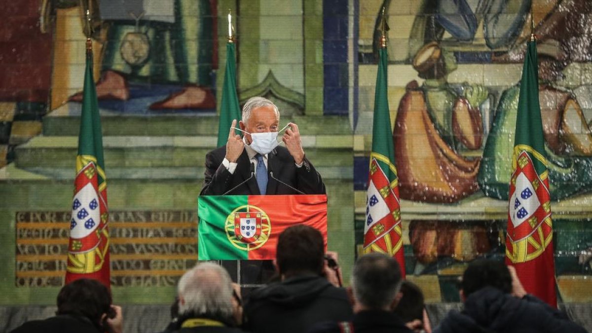 El president, Marcelo Rebelo de Sousa, va revalidar el càrrec amb el 61 per cent dels sufragis.