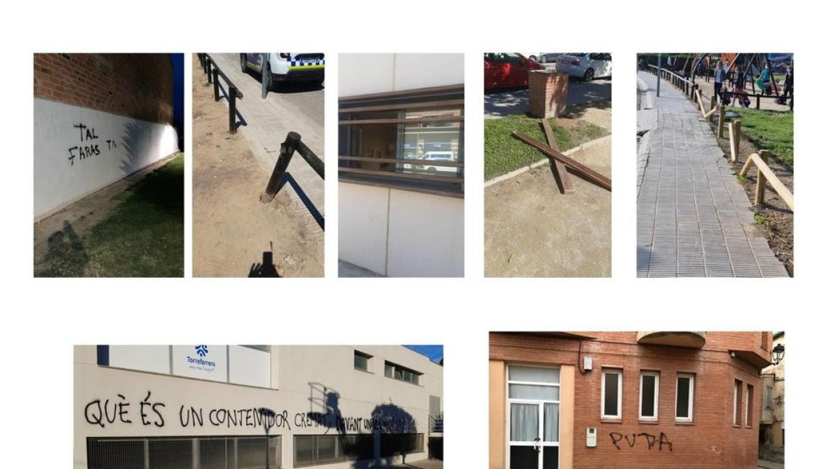 Un ajuntament del Segrià fa una crida a aturar el vandalisme als carrers