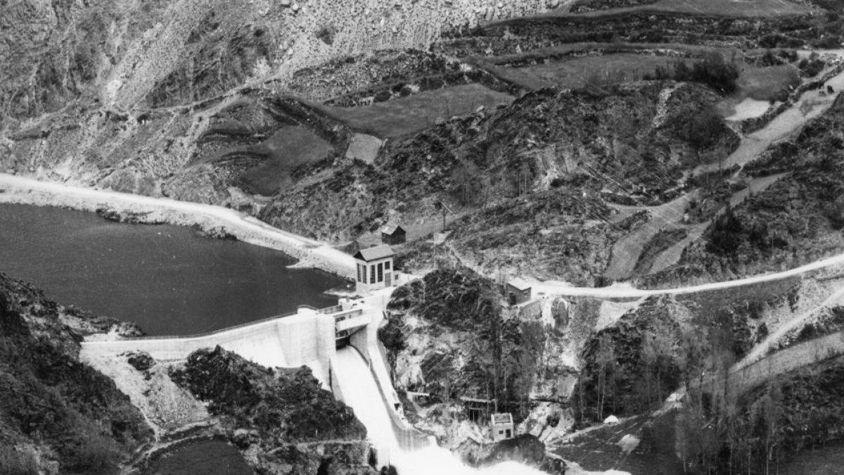 Tuberías de suministro de una central hidroeléctrica.