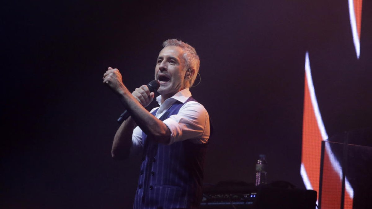 Sergio Dalma a la Llotja de Lleida el novembre del 2018, en la seua última visita a Lleida.