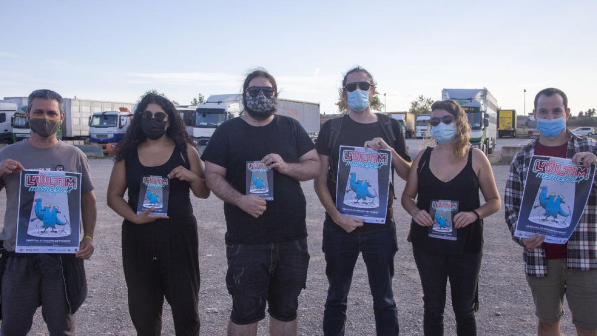 Presentación ayer de la tercera edición de Lo Memefest, organizado por la Associació Agrat de Tàrrega.