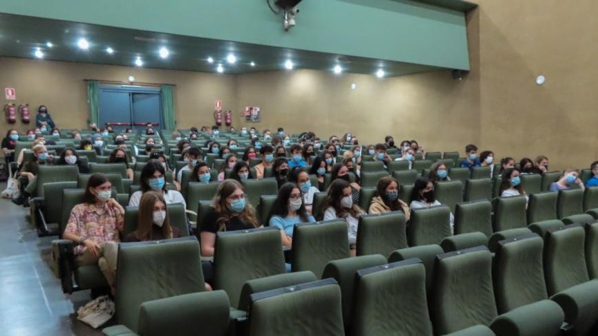 Bienvenida de alumnos en la UdL el pasado septiembre.