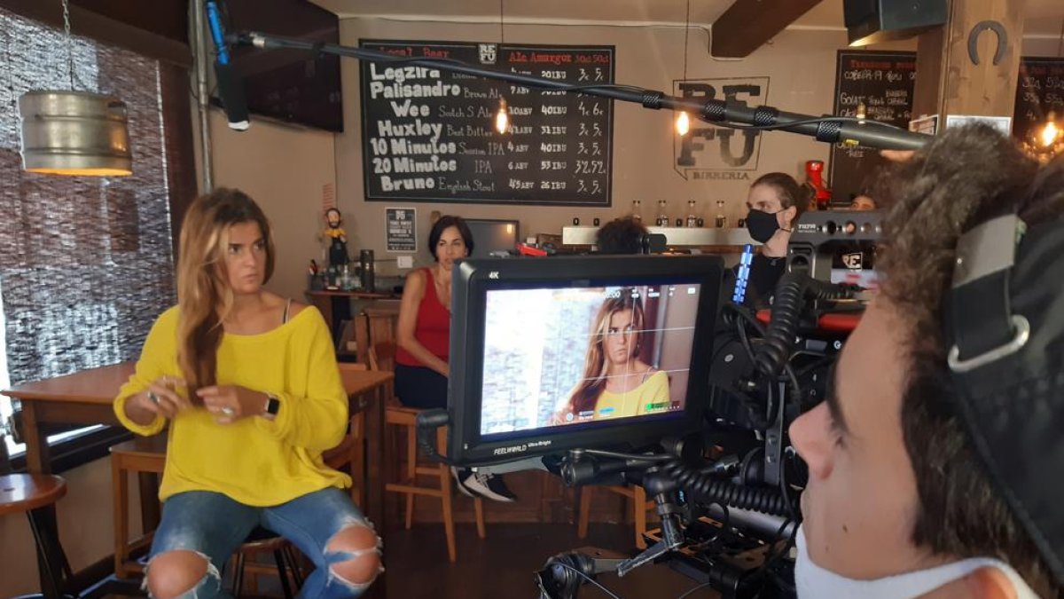 Rodaje de la serie ‘Èm çò qu’èm’, emitida esta temporada pasada.