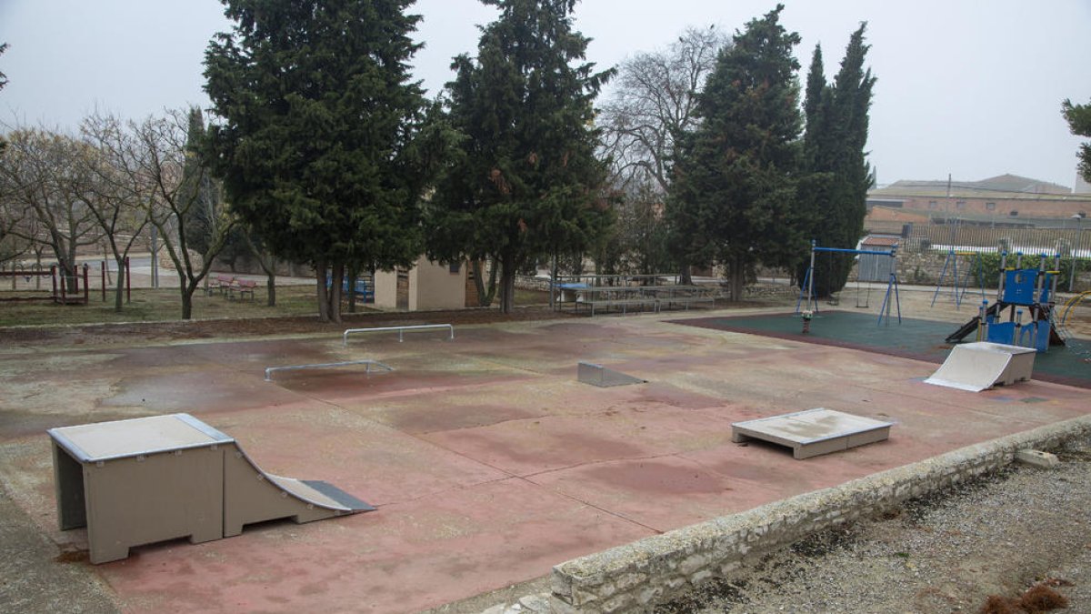 Imatge del nou skate park.