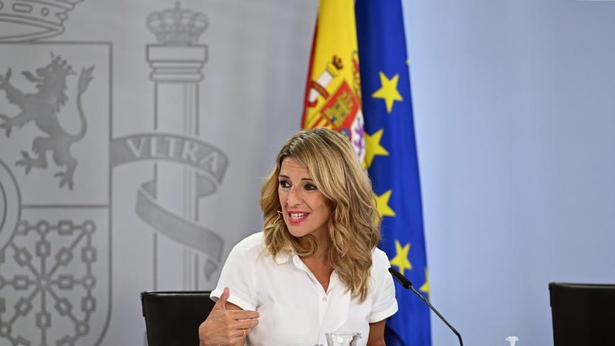 Imagen de archivo de la ministra de Trabajo, Yolanda Díaz.