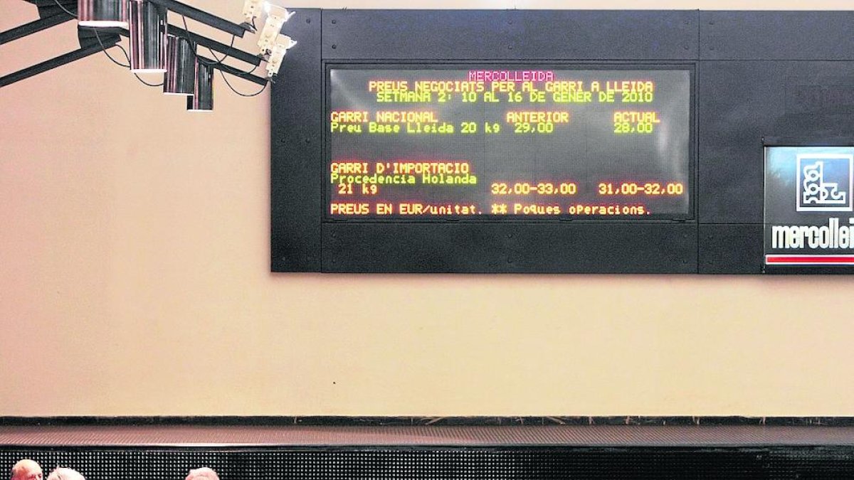 El ministre Cañete, com molts altres, en una visita a la llotja.