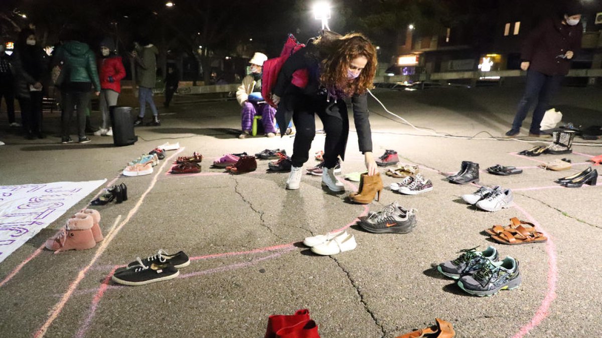 Imagen de archivo de una movilización contra la violencia machista.
