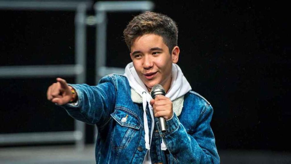 Levi Díaz en plena actuación.