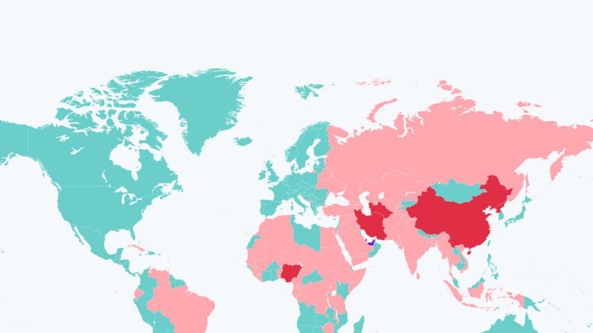 El mapa mundial de la censura a les xarxes socials