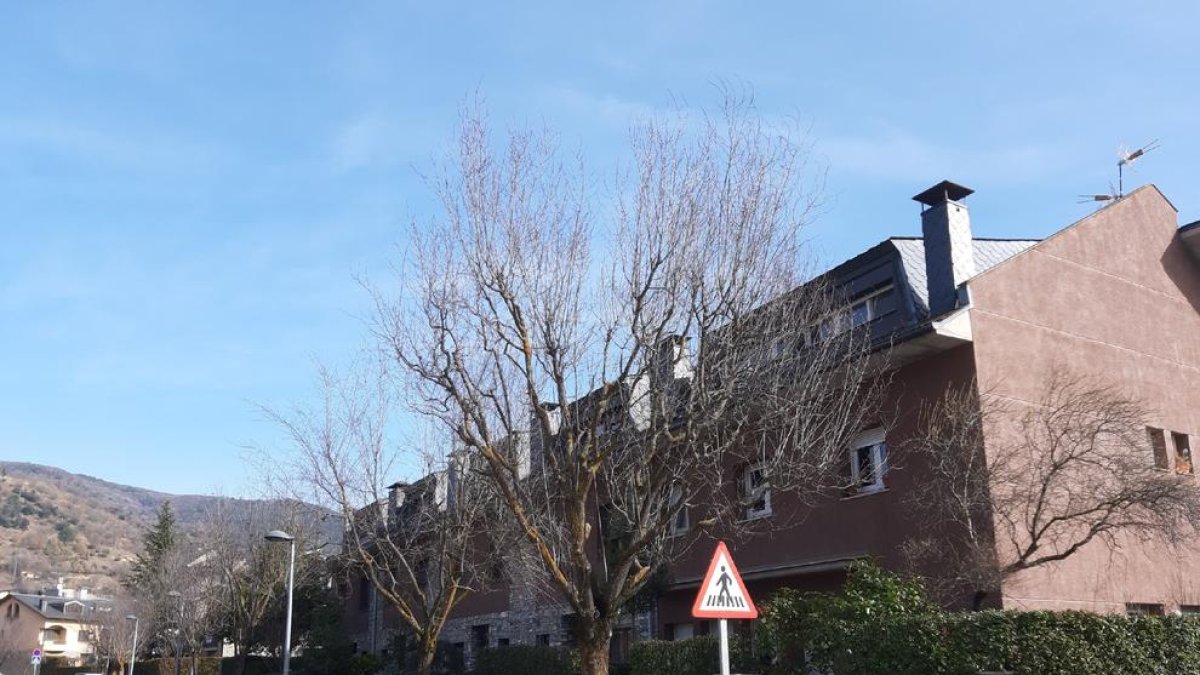 La urbanización construida a finales de los años 80 por el Incasòl.