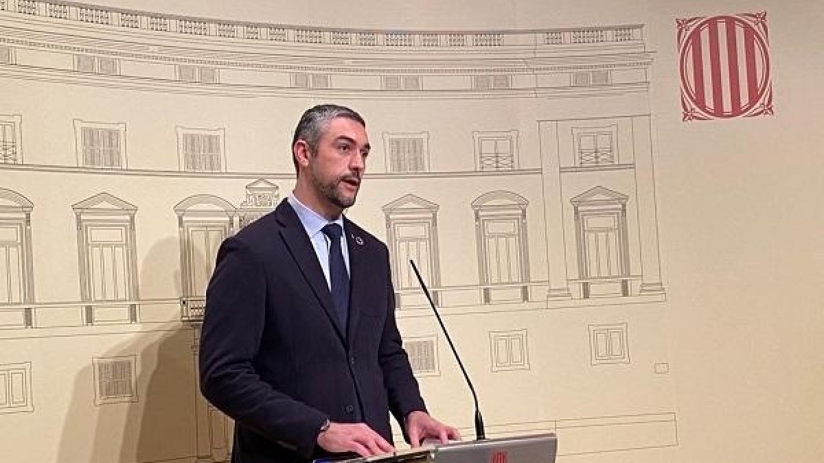 El conseller Bernat Solé al conèixer-se la decisió del TSJC.